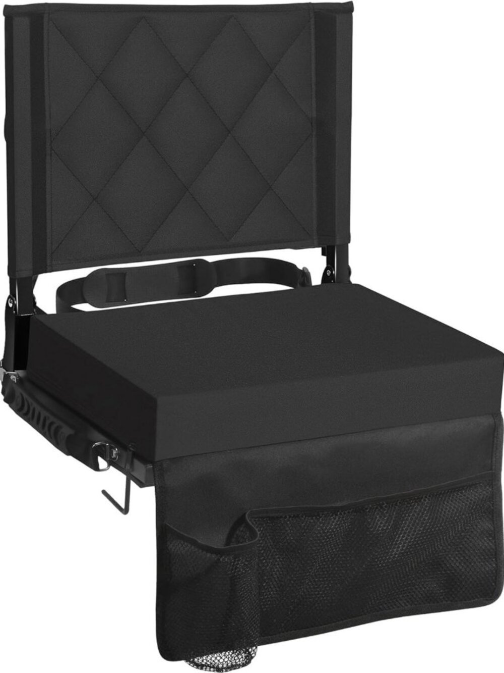Padded Stadium Seat Cushion with Back Support for Bleachers - Comfortable